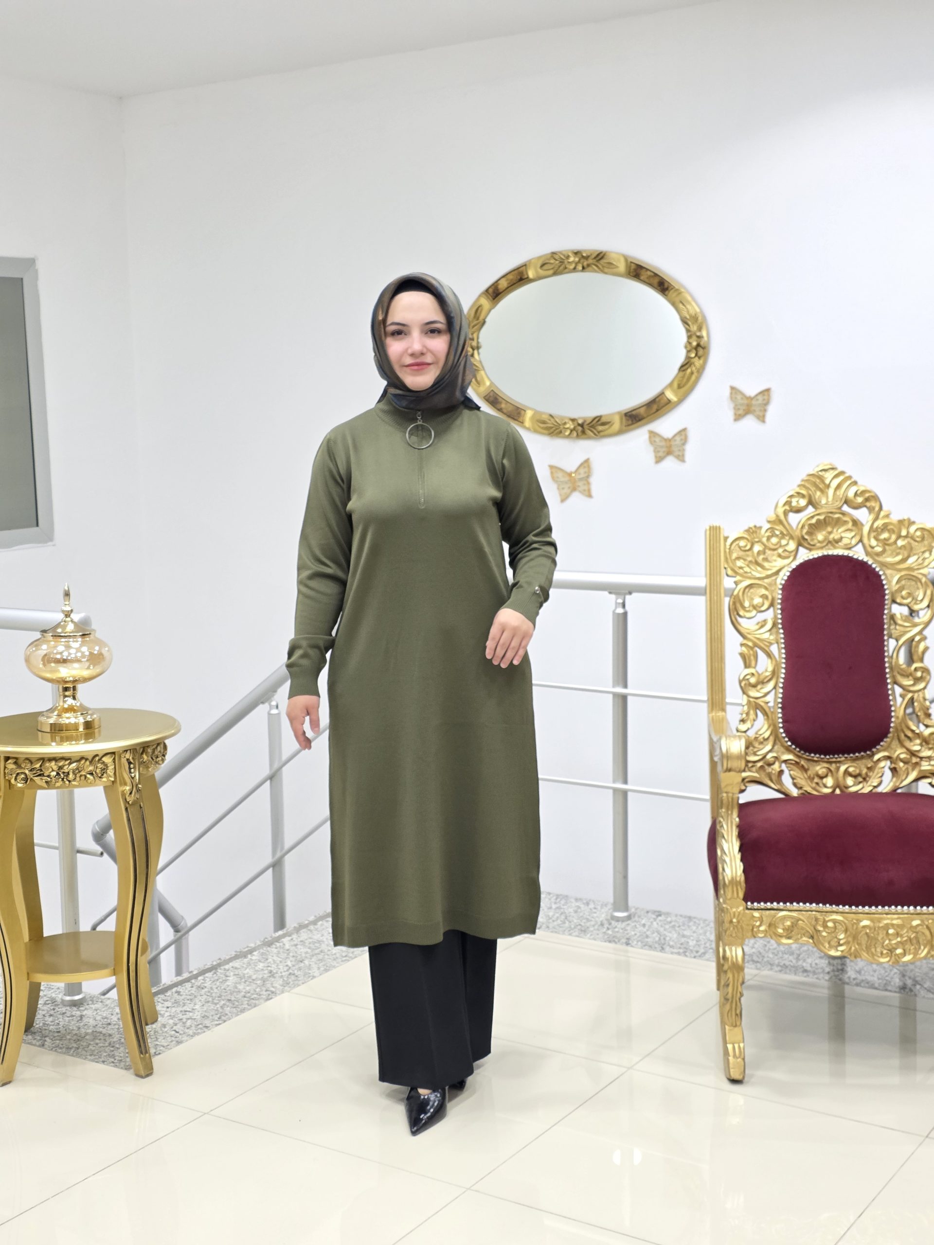 ARMİNE TREND TRİKO TUNİK 25KA4113 - Görsel 7