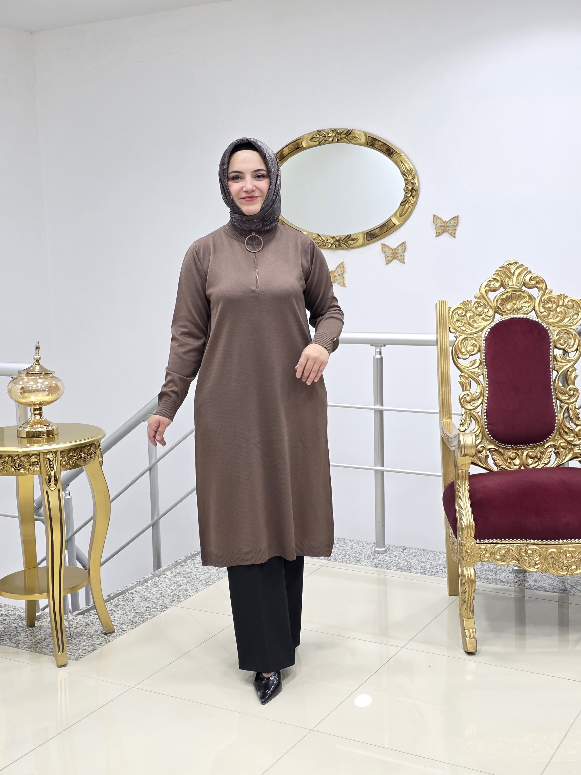 ARMİNE TREND TRİKO TUNİK 25KA4113 - Görsel 10
