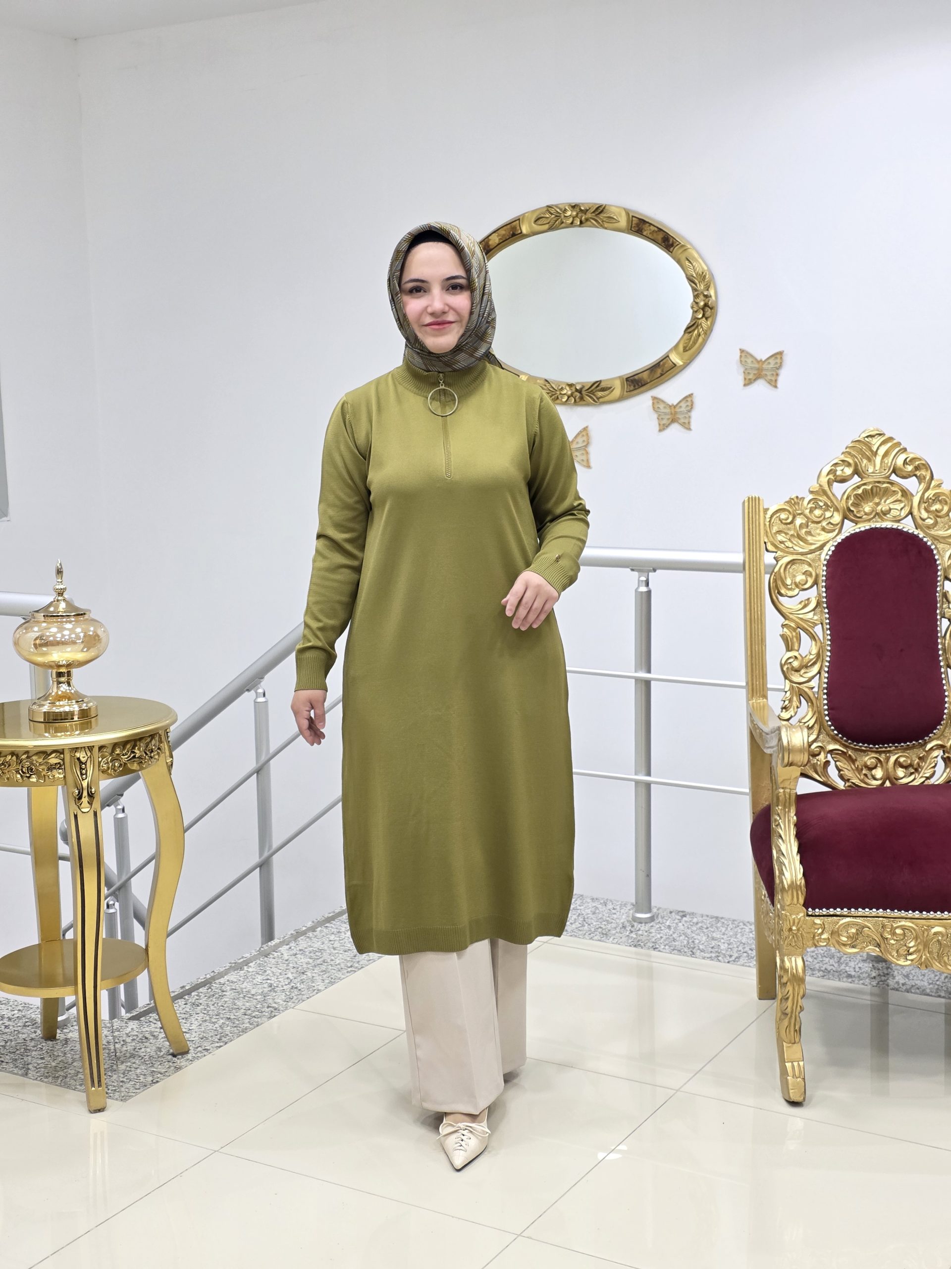 ARMİNE TREND TRİKO TUNİK 25KA4113 - Görsel 13